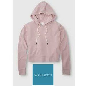 NWT $180 JASON SCOTT Luxury Brand Pink Women's Hoodie